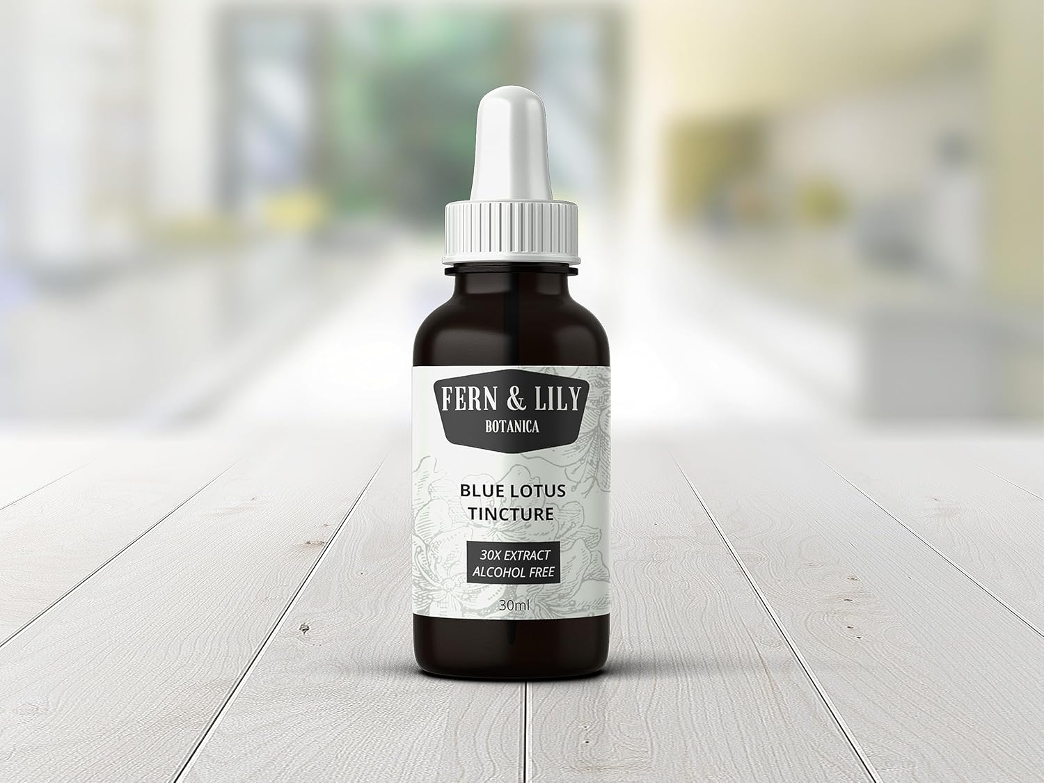 Fern & Lily - Blue Lotus Tincture - 30Ml Glass Dropper Bottle image number 2