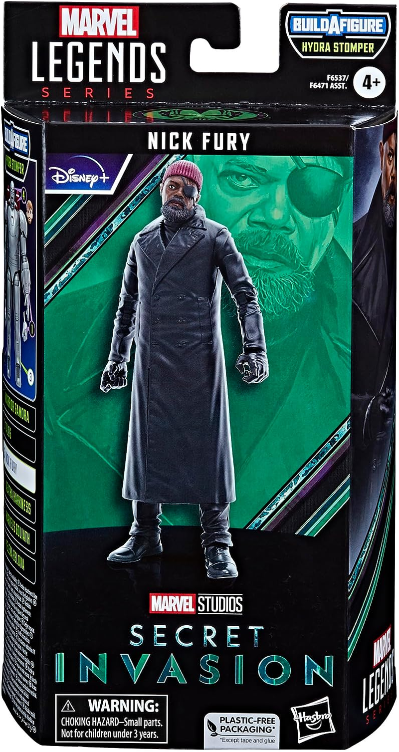 Marvel Hasbro Legends Series Nick Fury, Secret Invasion Collectible 6 Inch Action Figures, Ages 4 and Up image number 5