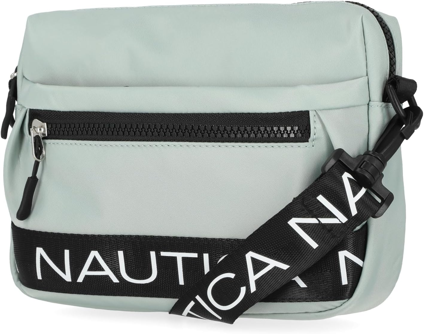 Nautica Womens Nautica Nylon Bean Bag Crossbody/Belt Bag with Adjustable Shoulder Strap - Hot Pink image number 3
