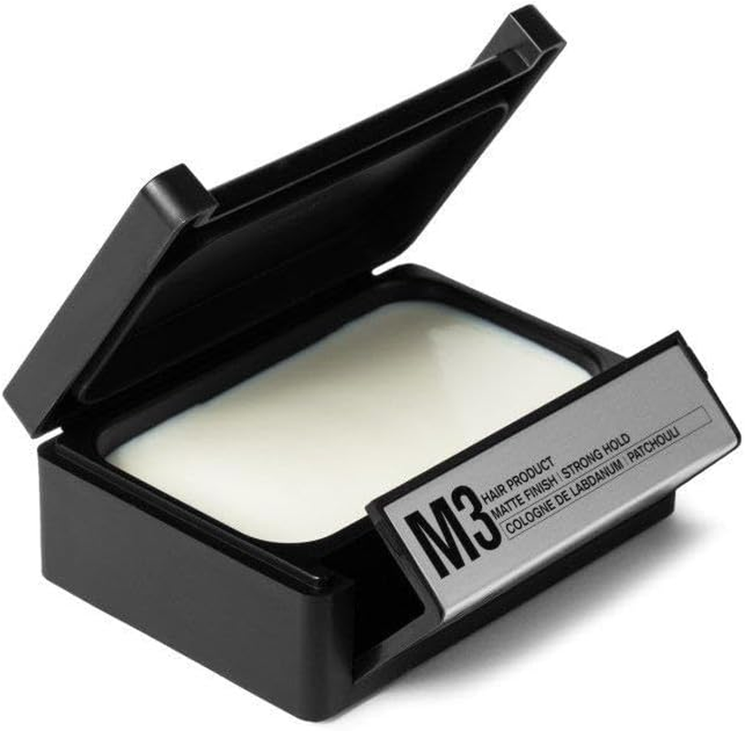 PATRICKS | M3 Matte Pomade | Strong Hold Styling Product for Men | Thickening Paste | for Coarse to Thick Hair Control | Water Resistant | Travel Size | 75G image number 1