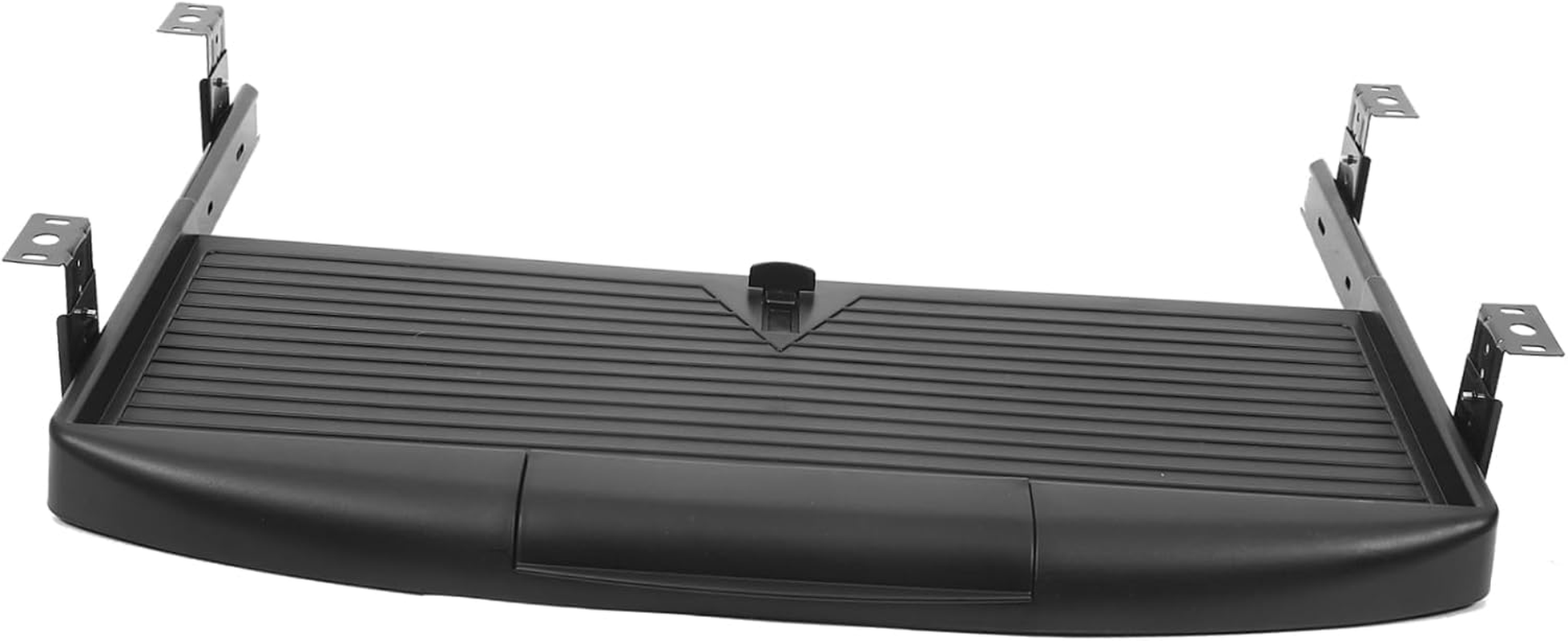 OSALADI Full Extension Keyboard Tray under Desk Multi-Purpose Drawer Style Keyboard Storage Tray with Guide Rails for Smooth Slide Out Desk Organizer for Typing and Computer Accessories image number 6