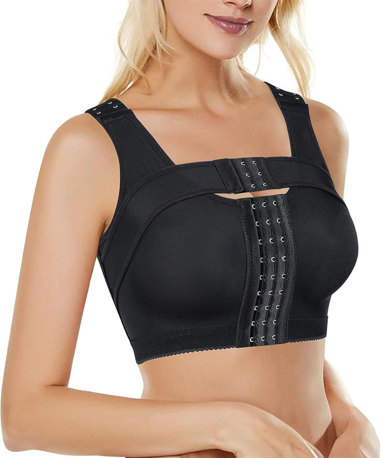 BRABIC Womens' Front Closure Post-Surgery Posture Corrector Bra