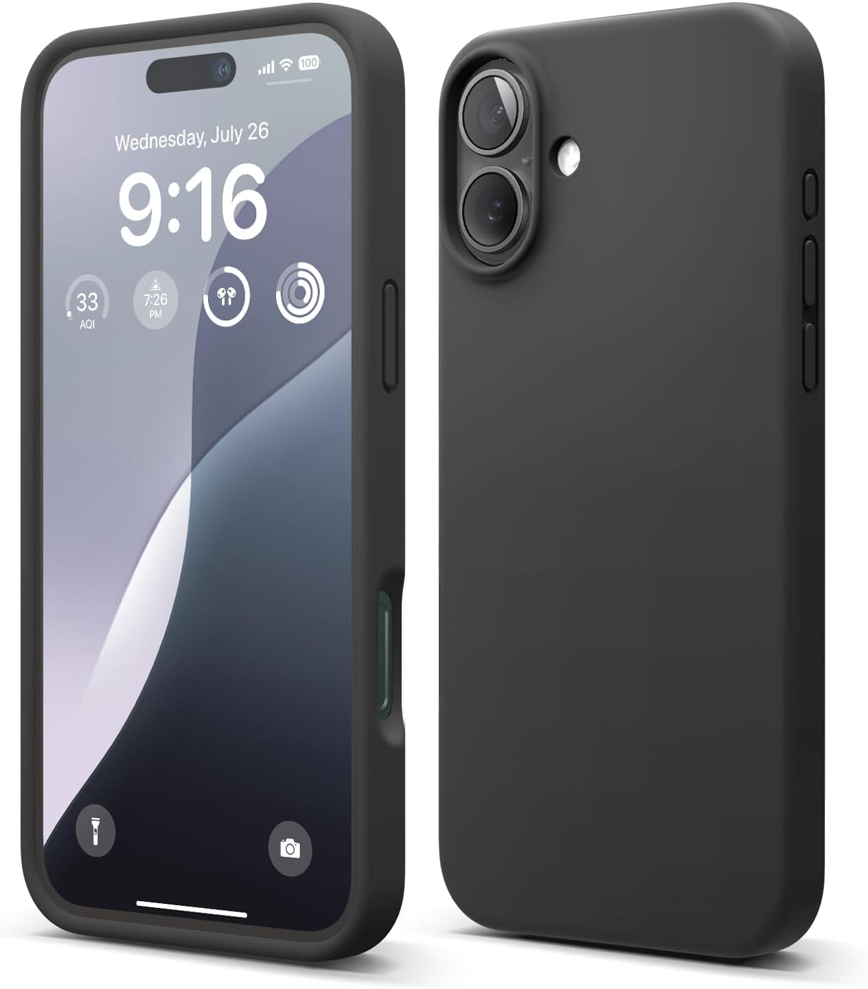 Elago Premium Liquid Silicone Case Compatible with Iphone 16 plus Case, Full Body Protective Cover, Shockproof, Slim Phone Case, Anti-Scratch Soft Microfiber Lining, 6.7 Inch (Pink)