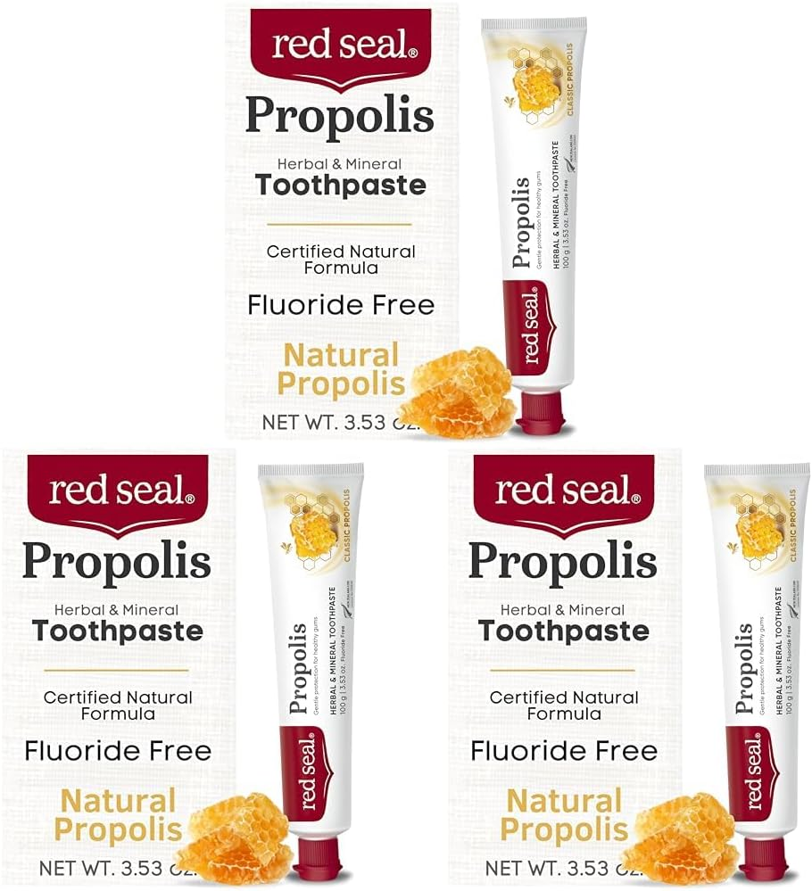 Red Seal Toothpaste Propolis 100G (Pack of 3)