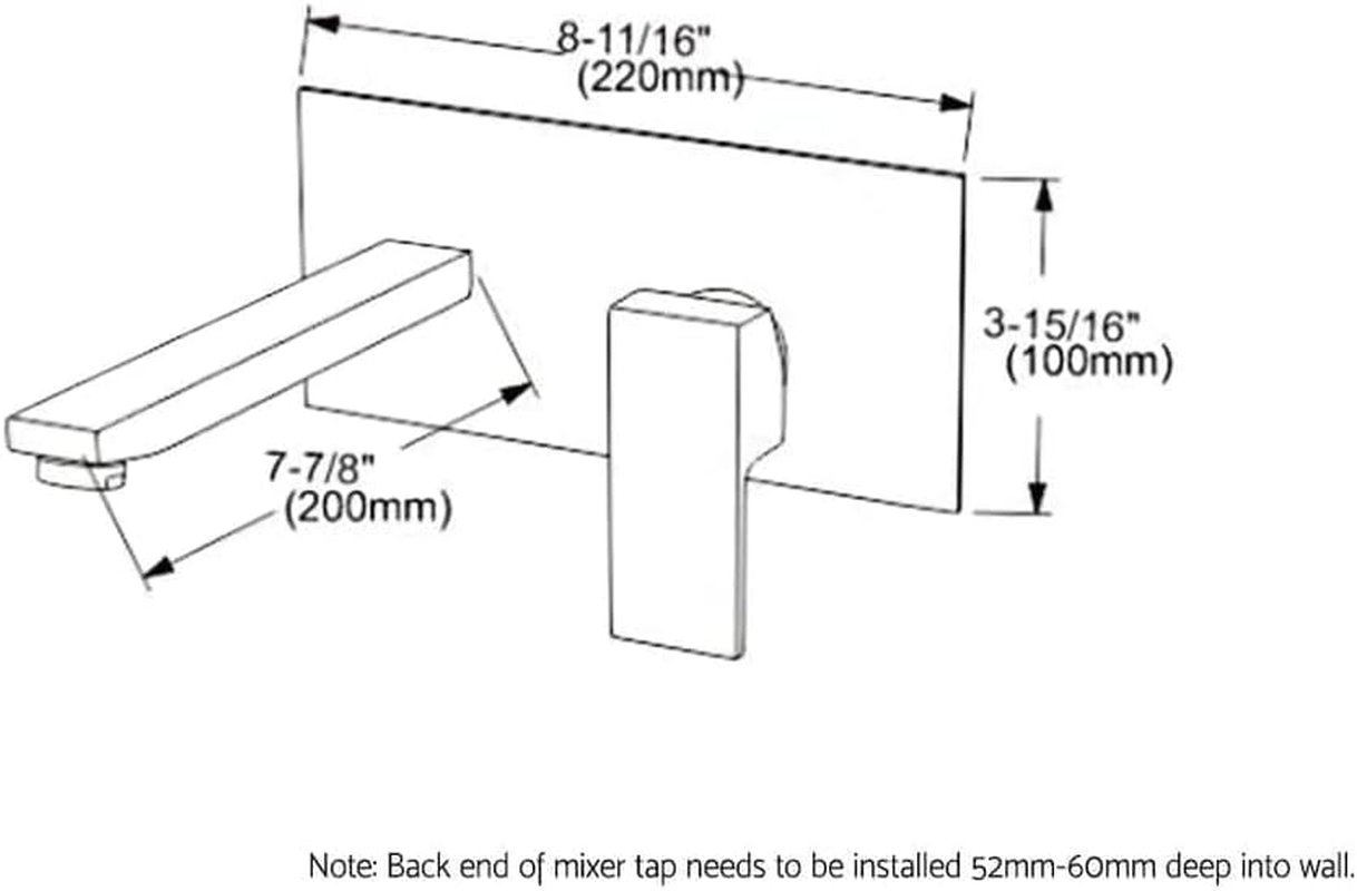 Cefito Basin Mixer Tap, 6.5L/Min Wall Mixers Bathroom Shower Taps Filter Swivel Brass Faucet Kitchen Sink Water Faucets Spray Head Bath Fixtures Home Laundry Vanity, Hot and Cold Switch Black image number 5