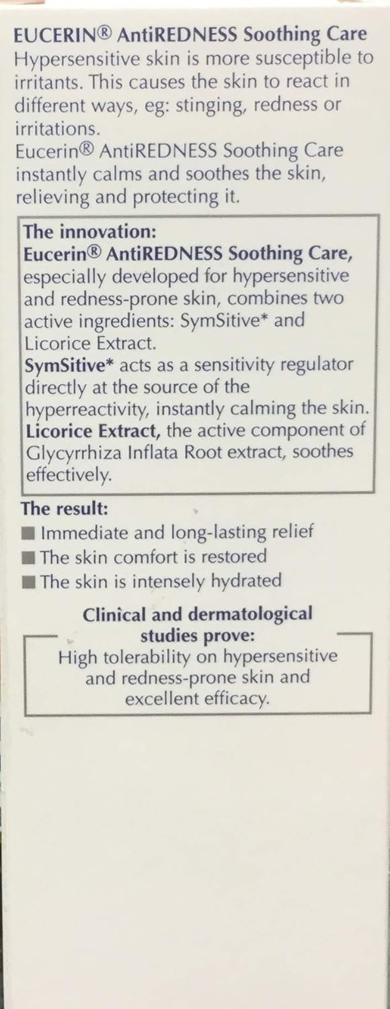 Eucerin anti Redness Soothing Care 50Ml