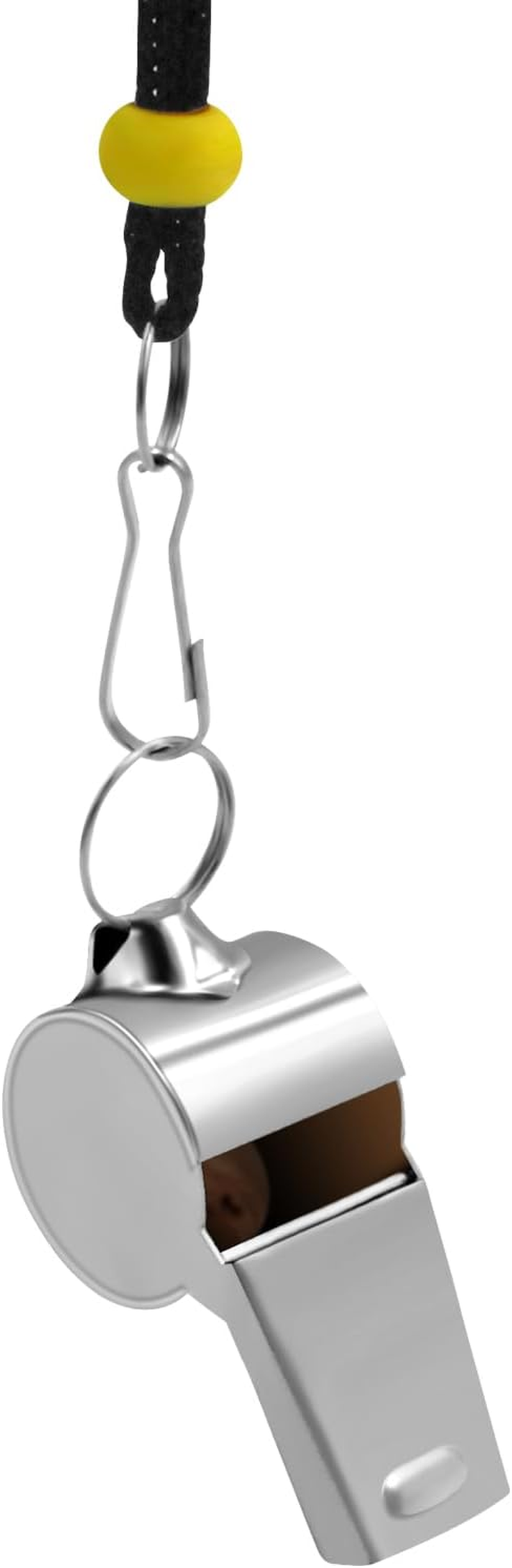 WONAPAD Whistle, Stainless Steel Sports Whistles with Lanyard, Loud Crisp Sound Whistles Great for Coaches, Referees, Teachers and Polices image number 6