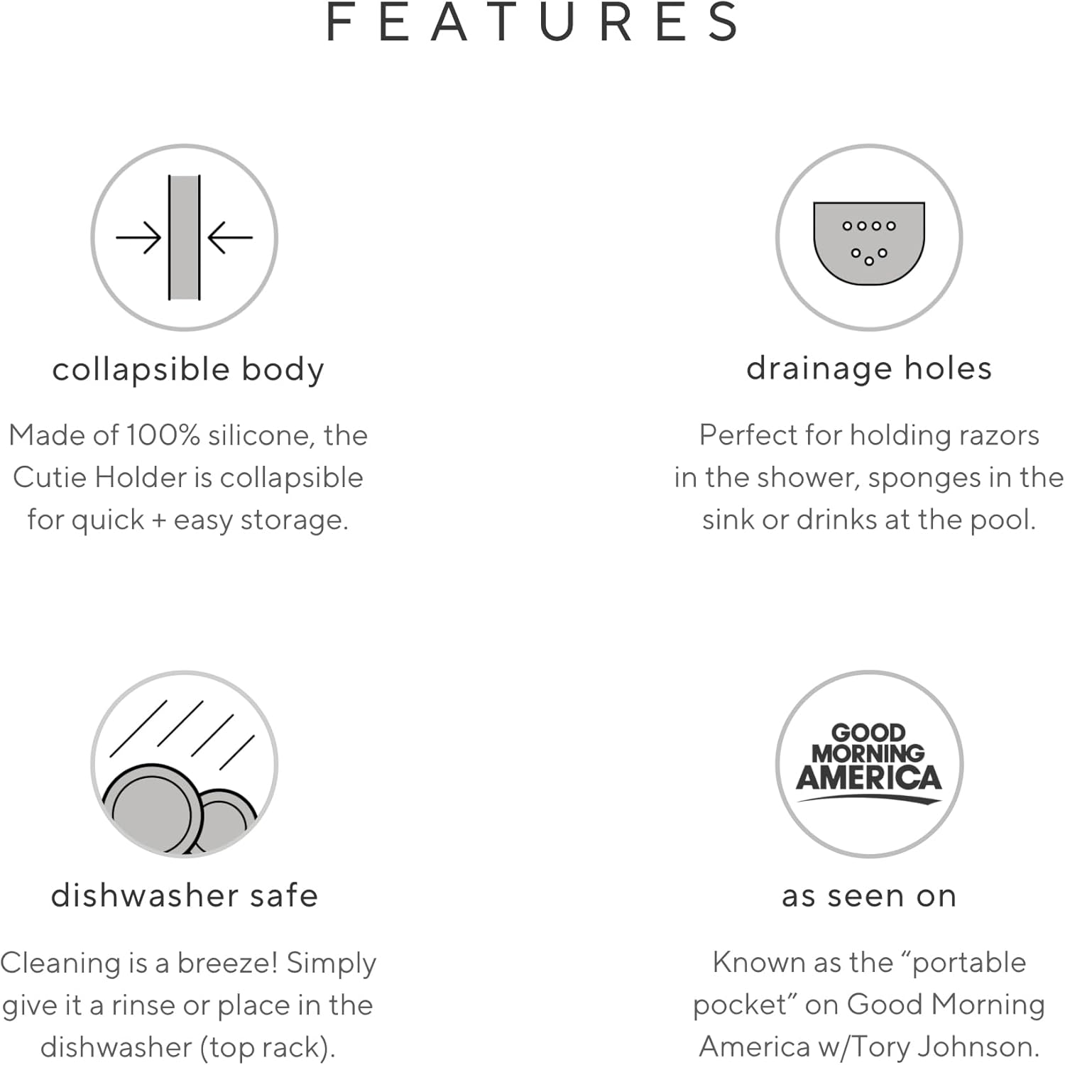 Ryan & Rose Cutie Holder Universal Stroller Cup Holder (Black) image number 3