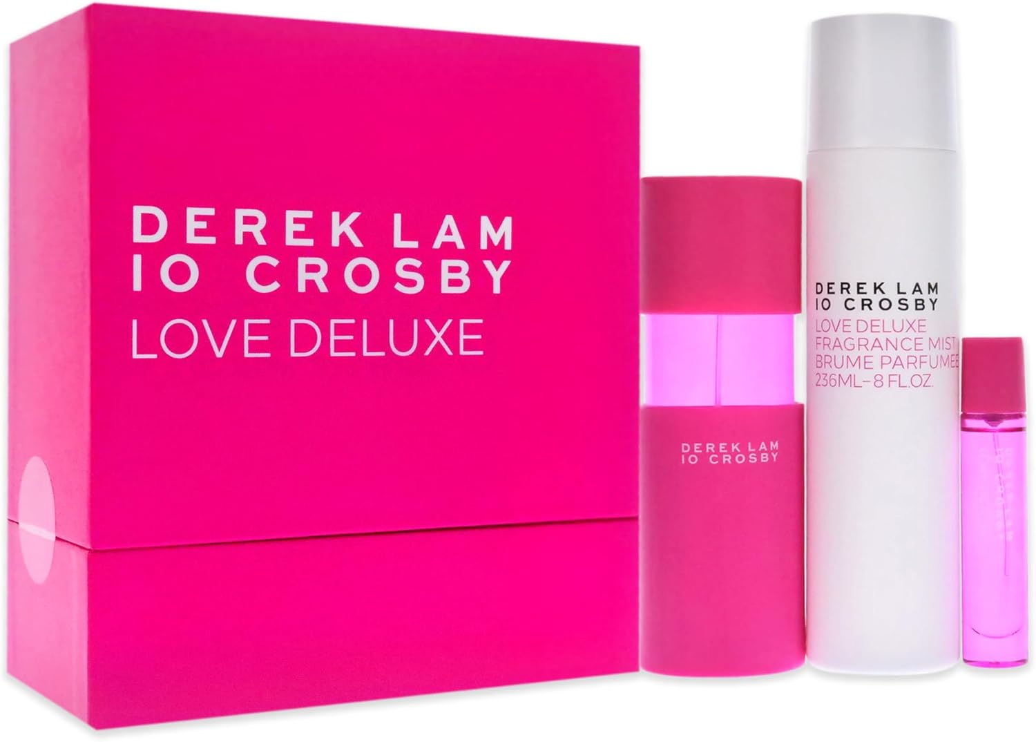 Derek Lam Love Deluxe Spring 20 by Derek Lam for Women - 3 Pc Gift Set: Eau De Parfum 100Ml + Eau De Parfum 10Ml + Fragrance Mist 236Ml