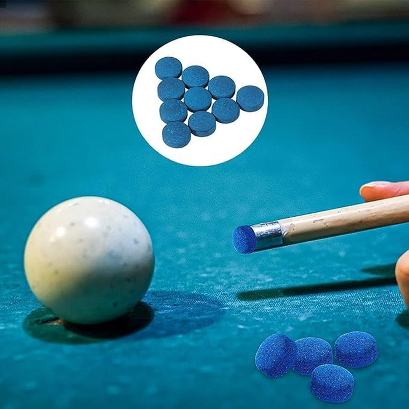 15Pieces Billiard Pool Cue Tips Pool Cue Tips Replacement Kit Pool Stick Tips Billiard Cue Tips with Storage Box for Pool Cues and Snooker image number 5