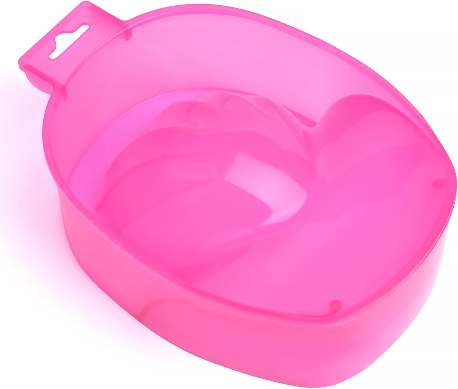 KADS Nail Art Translucent Acrylic Nail Soaking Bowl 5 Colors to Choose Soften the Dead Skin Wash and Clean the Hands Soak with Nourishing Liquid (Pink) image number 5