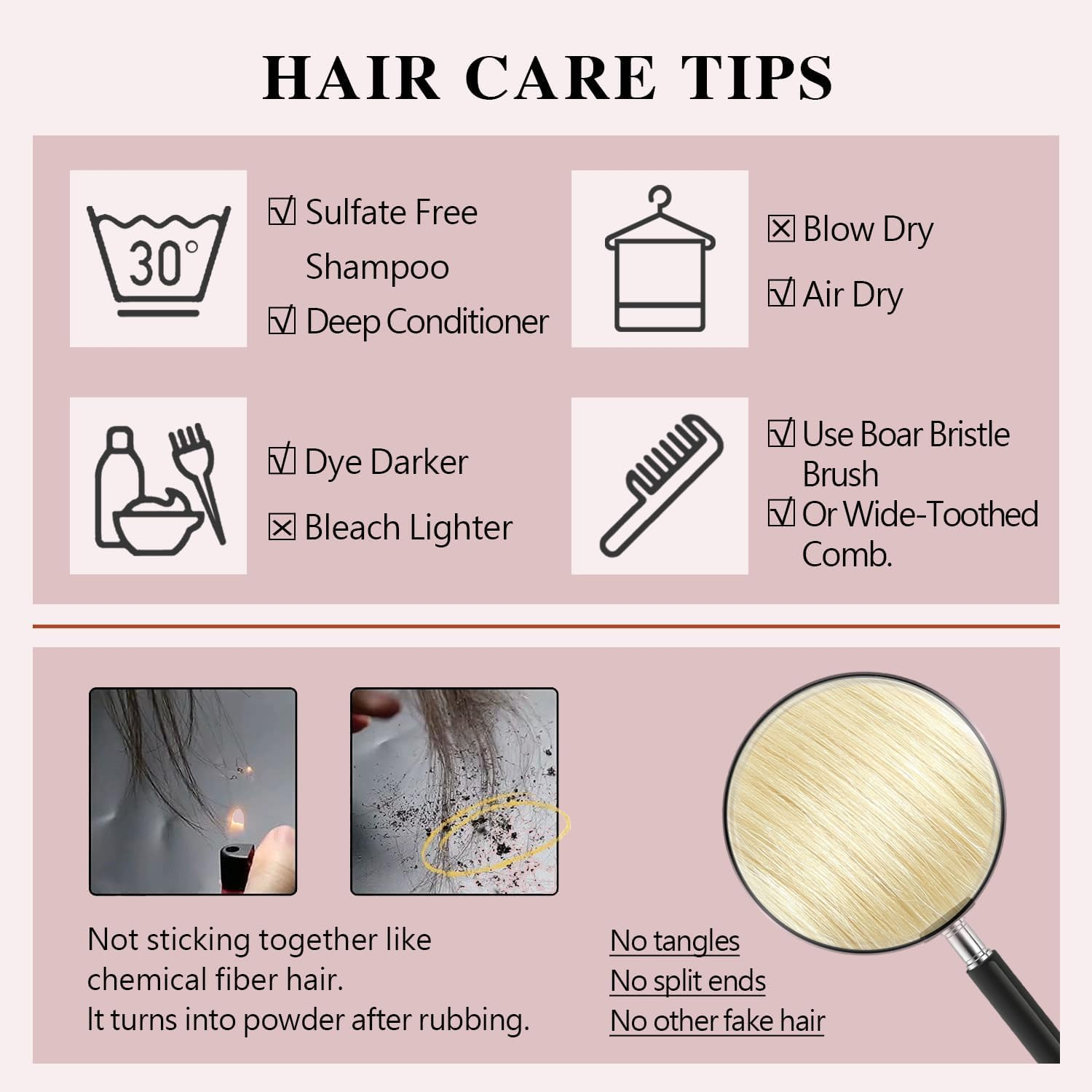 Sunya Tape-In Extensions, Real Hair, Bleach Blonde, 35 Cm, Invisible Straight Skin Weft Blonde Tape-In Extensions, #613 Bleach Blonde, 40 G, 20 Pieces/Pack