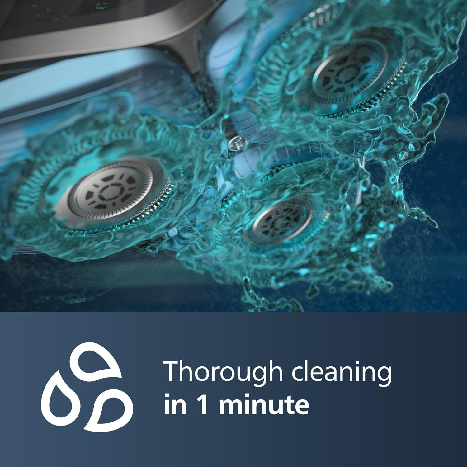 Philips Norelco Quick Clean Pod Cartridge, Lubricates Shaver and Eliminates Cut Hair, 2X 5.4 Fl Oz Cartridges (Up to 6M Supply), CC12/52 image number 2