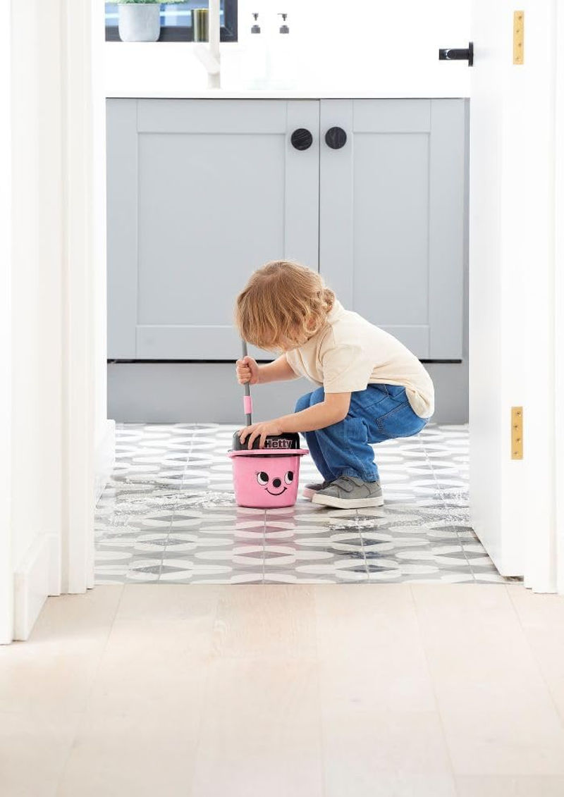 Casdon Little Helper Hetty Kids Mop and Bucket, Hetty/Grey/Black (657) image number 6