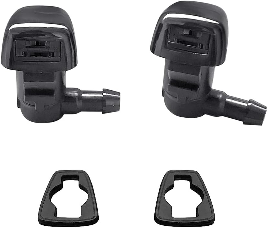 5182327AA Premium Wiper Washer Nozzles Fit for Dodge Challenger/Charger 2011-2017 | Chrysler 300 (2011-2023), Windshield Washer Fluid Jet Nozzle | Easy to Install | 2 Pack, Ref 68260029AA, 58147 image number 1