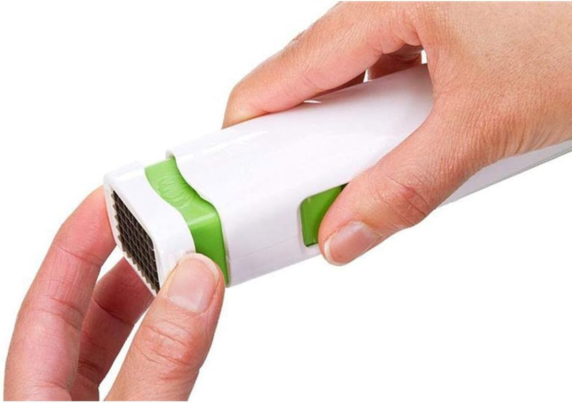 Tooloflife Garlic Press, Plastic Garlic Grinder, Multifunction Squeezer for Walnut Peanut Ginger Mincer Garlic Chopper Practical Kitchen Tool image number 3