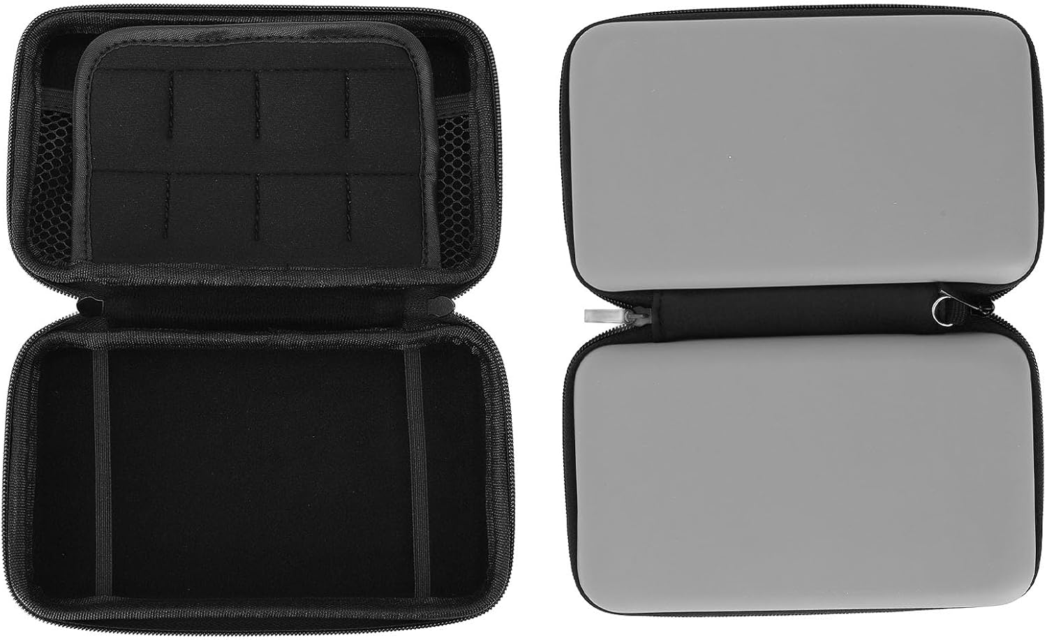 Hard Shell Carrying Case for 3DS XL, Super N Edition, 2DS XL, New 3DS XL, New 3DS LL, 3DS XL, 3DS LL, with Large Capacity Storage (Silver) image number 6