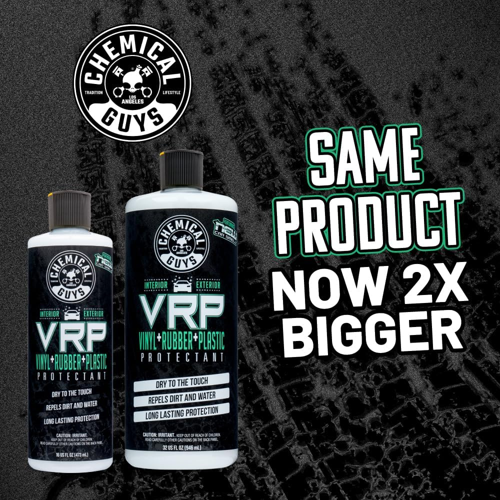 Chemical Guys VRP New Car Scent Protectant &ndash; Shine & Protect Vinyl, Rubber & Plastic with UV Defence &ndash; Restores Deep Black Finish - 32 Oz image number 6