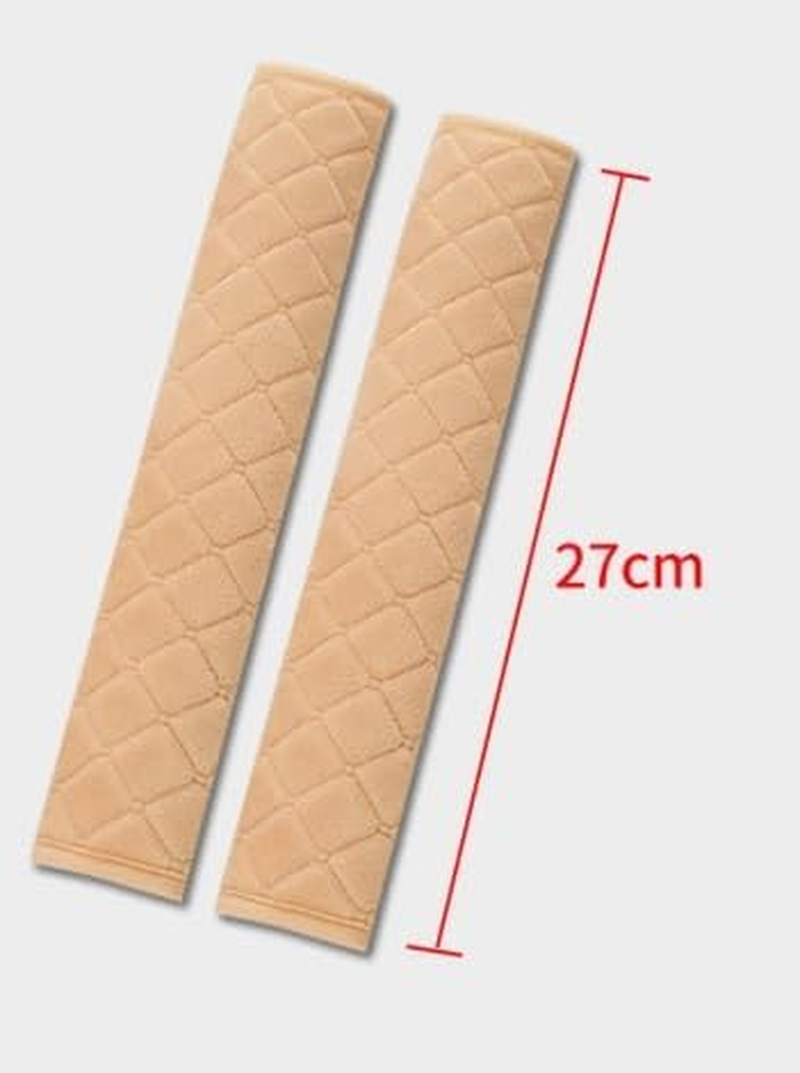 2 Pack Soft Car Seatbelt Covers, Seat Belt Shoulder Strap Pad, Safety Protection for Adults and Children, Helps Protect Your Neck, Auto Interior Accessories for Truck (Gray, One Size)