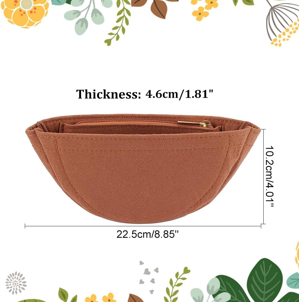 WADORN Wallet Insert, Felt Shoulder Bag Insert image number 3