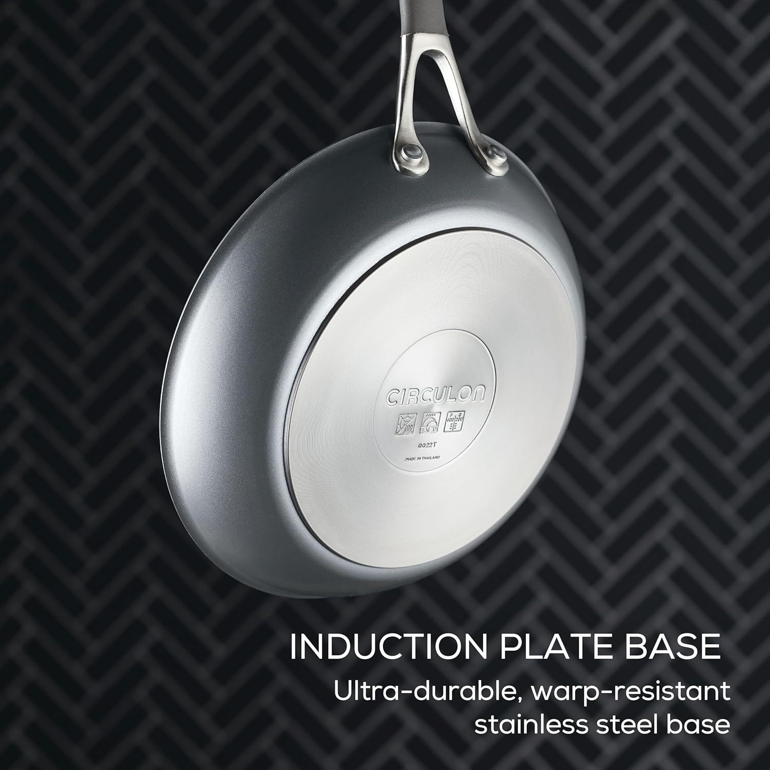 Circulon A1 Series with Scratchdefense Technology Nonstick Induction Frying Pans/Skillet Set, 8.5 Inch and 10 Inch - Graphite, Skillet Set (8.5" & 10") image number 1