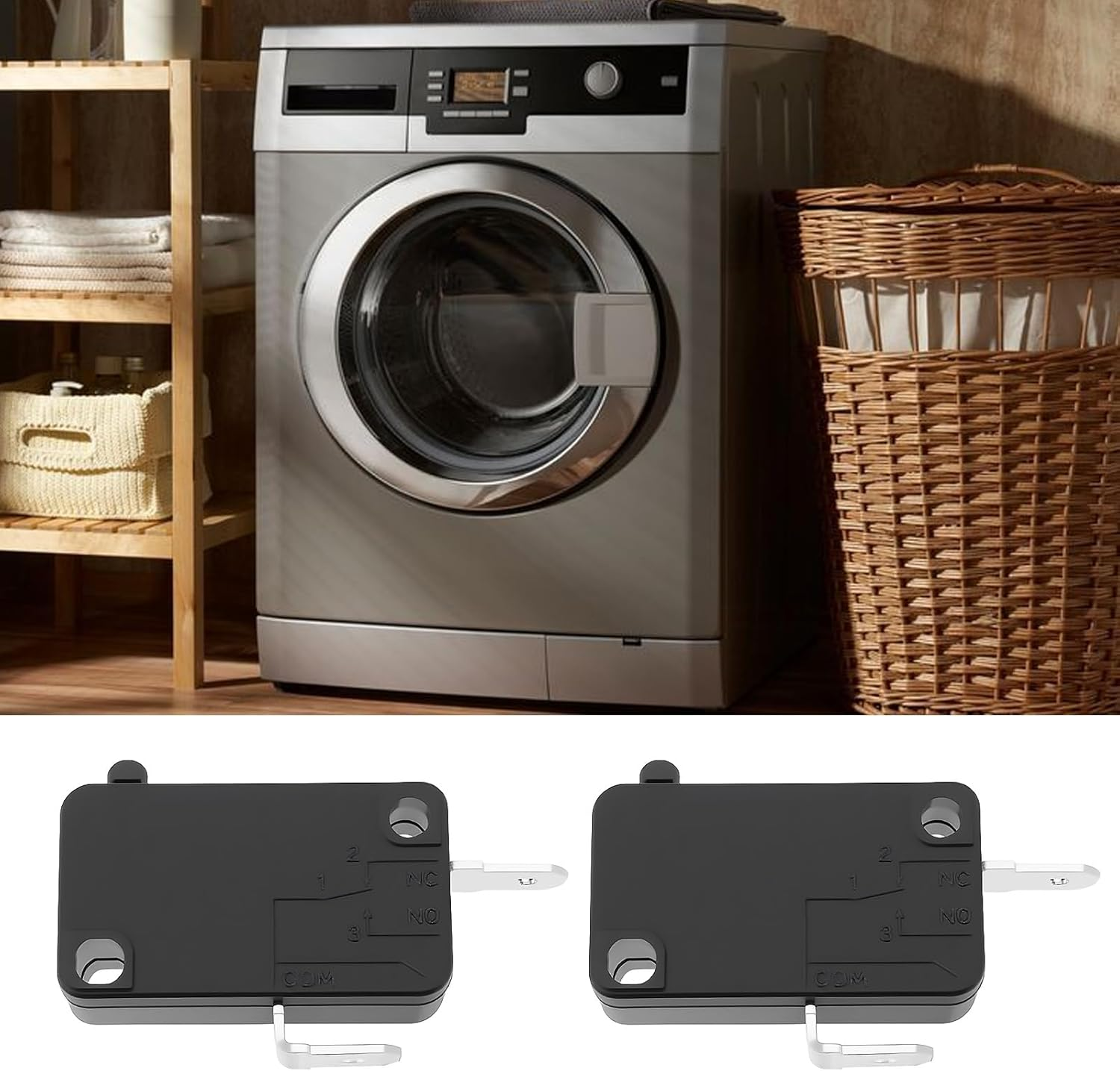 Emagtech 5Pcs Micro Switches Replace HK-14 16(5) a 250VAC Multiple Applications image number 1