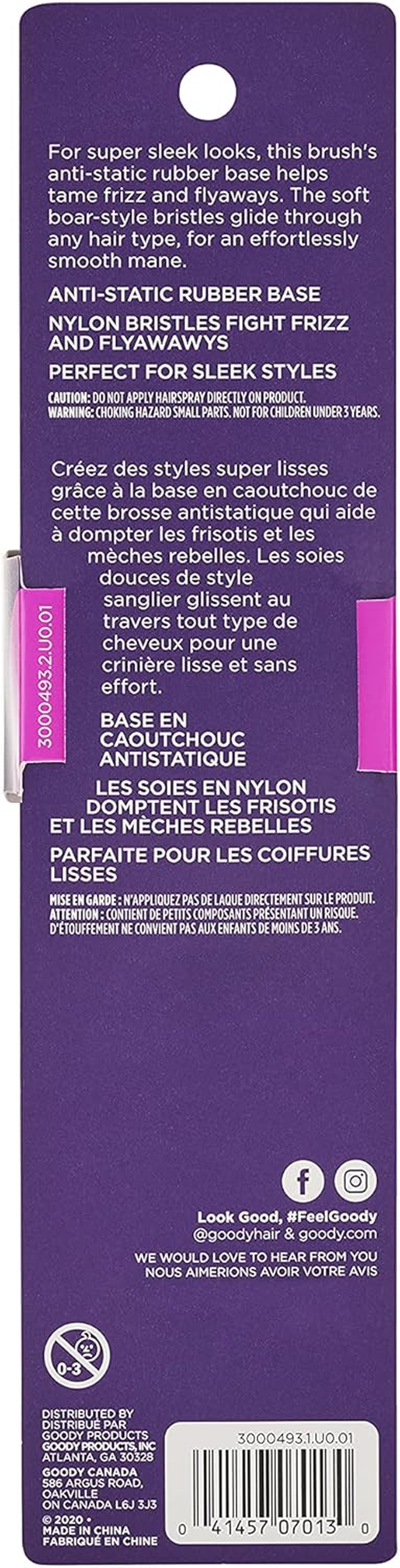 Goody Straight Talk Rubber Styler Brush 1 Ea (Pack of 1) image number 1