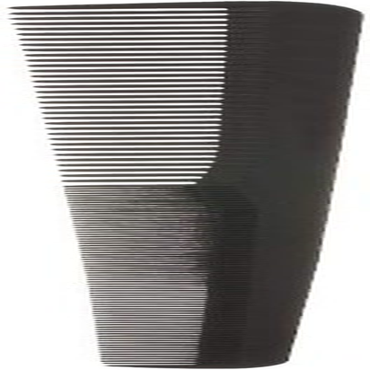 Zjchao Professional Hairdressing Comb Set Plastic Fine Tooth Hair Cutting Comb Styling Comb for Salon Home Use Black 2 Sizes (1) image number 5