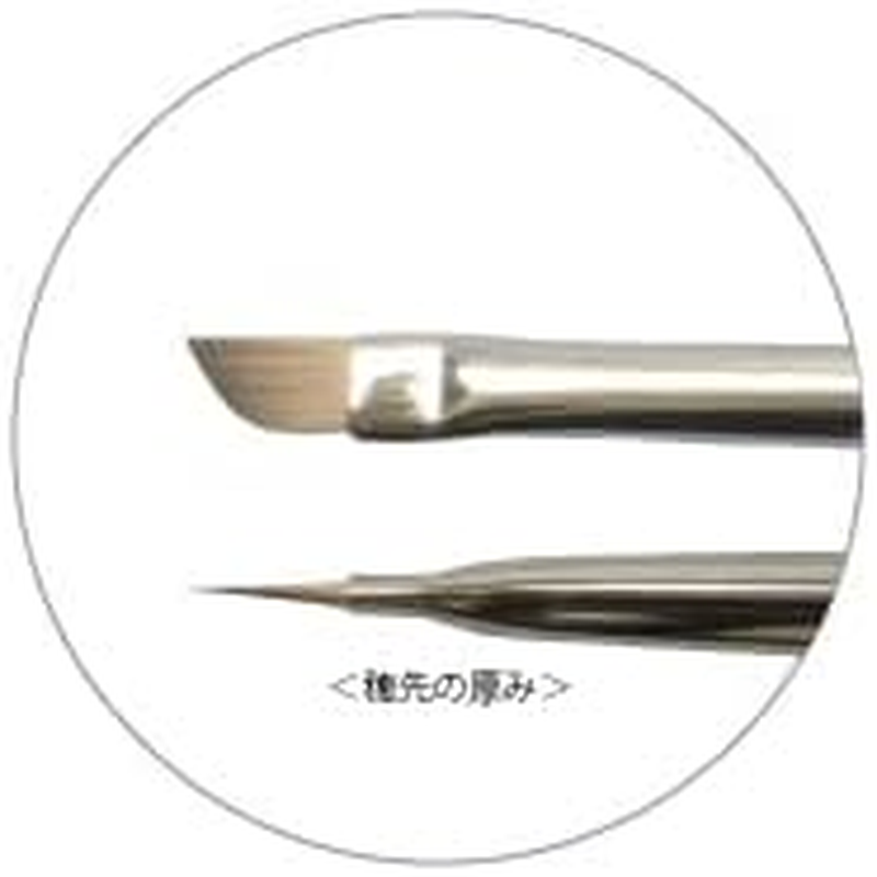 More Couture Moregel French Gel Brush with Cap 8Mm X 5Mm Angular Brush image number 2