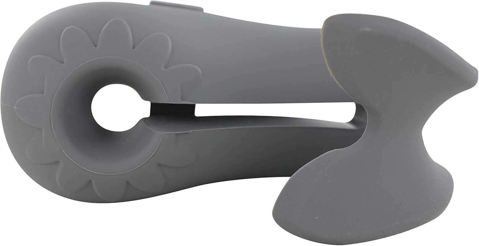 Bath Spout Cover for Bathtub - Faucet Baby Covers Protects Baby during Bathing Time While Being Fun. Cute Soft Whale Making for Enjoyable Safe Baths Your Child Will Love. (1 Pack, Grey) image number 6