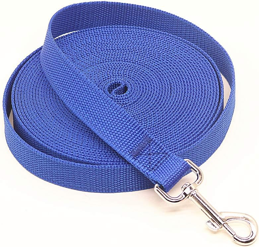 LATRAT Dog Leash 1.2~30M, Training Leash for Dogs, Long Leash for Small to Large Dogs (Blue, 5M*1.5Cm image number 5
