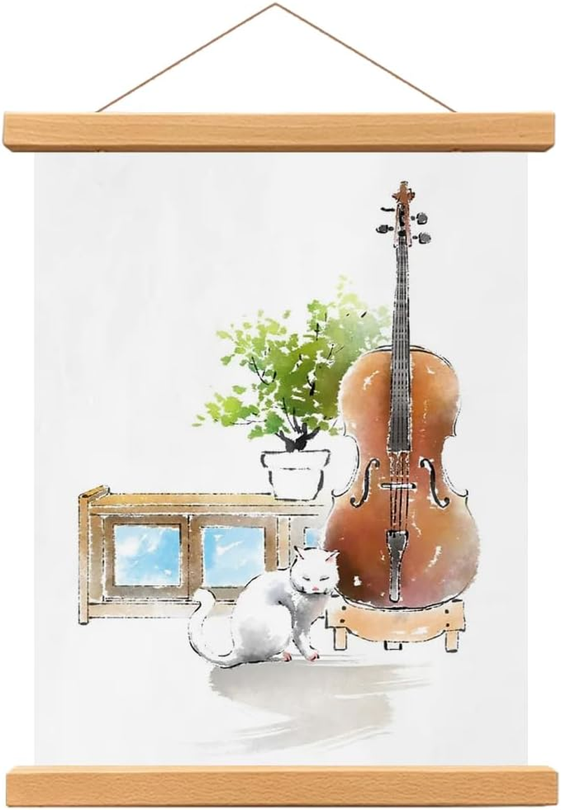 Vivva Magnetic Poster Frame Hanger, Wooden Frames Hangers for Photo Picture Art Canvas Print Artwork Wall Hanging 41Cm image number 2