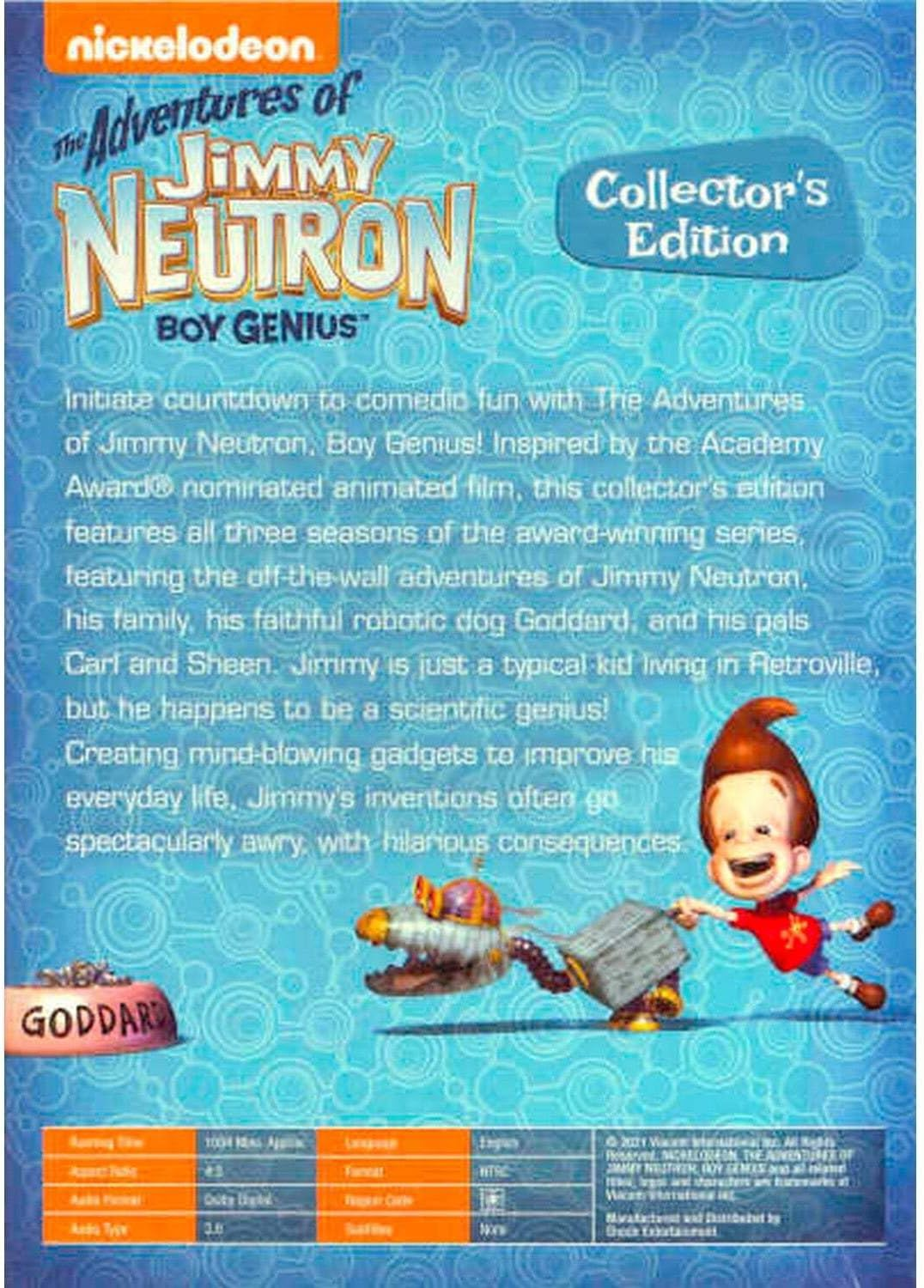 The Adventures of Jimmy Neutron - Boy Genius | Collector'S Edition, the DVD image number 1