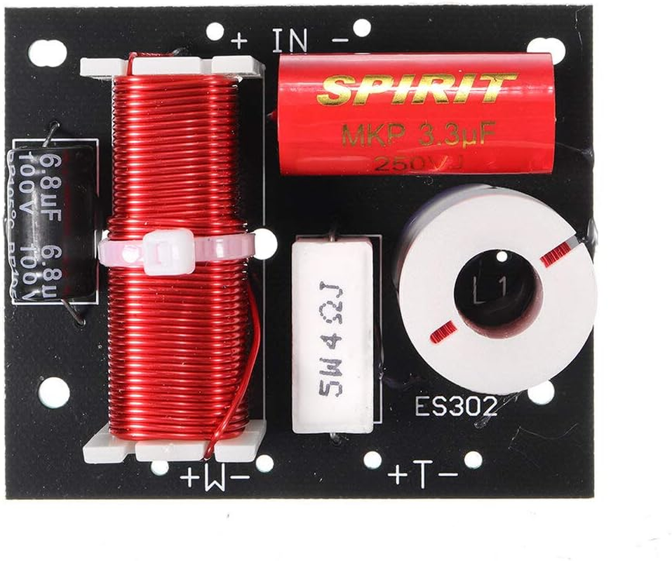 Dlb0109 3Pcs Hifi Crossover for DIY Speakers Audio Frequency Divider for 3-8 Inch Speakers for 4-8Ohm Loudspeaker Amplifier 3200Hz High-Performance image number 2