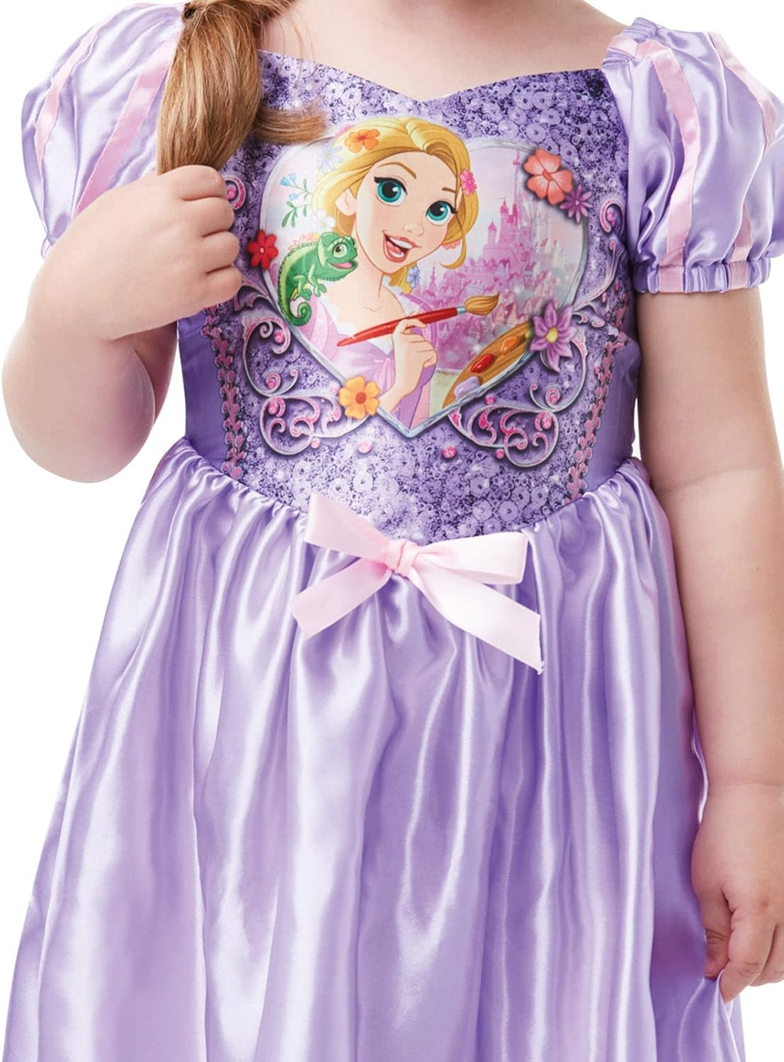 Rapunzel Sequin Costume for Toddlers - Disney Tangled - Toddler (18-36 Mths) image number 3