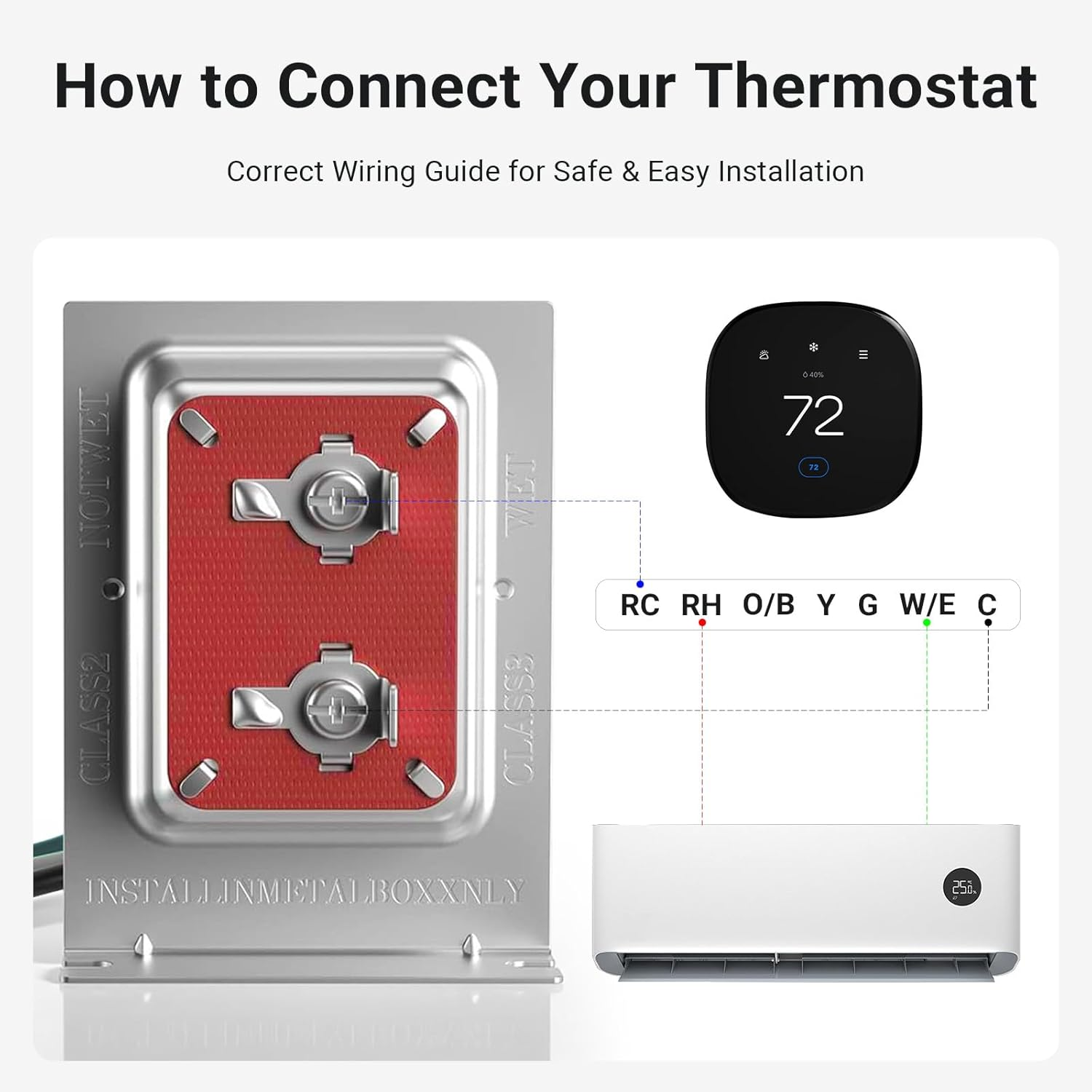 IXTRA 20V 40VA Doorbell Transformer - Compatible with Ring, Nest Hello, Google Doorbell, Eufy, Arlo Video Doorbell & Hardwired Door Chimes - Low Voltage Power Supply for Smart/Wired Doorbells
