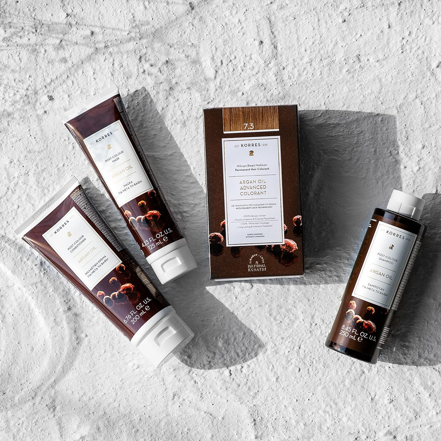 KORRES Argan Oil Hair Mask, Nourishing Mask with Organic Argan Oil, Shea Butter & Wheat Proteins, Ideal for Coloured Hair, Vegan, 125 Ml image number 2