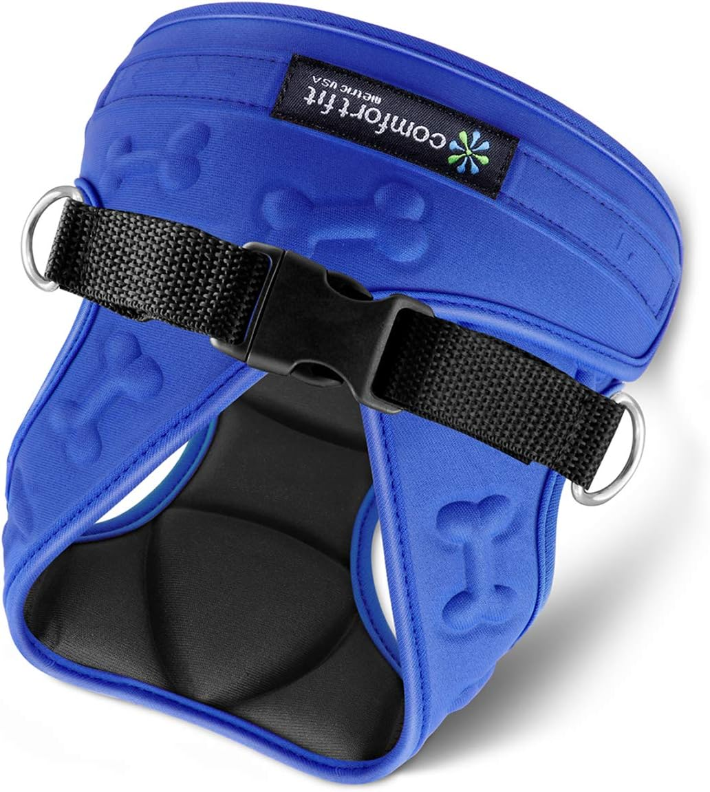 Metric USA Comfort Fit Cold Weather Dog Harness - Adjustable, Reflective, Secure, Small Size, Red Color