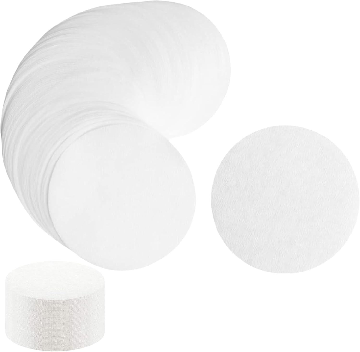 Zvorgath Coffee Filter Paper - 400 Pcs round Disposable, Compatible with Aeropress All Coffee and Espresso Makers, Non Bleached Natural Paper Micro-Filters image number 3