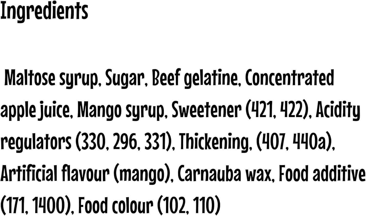 Juicy Jelly Peeled Gummy Mango Lollies, Yellow Fruit-Shaped Sweets, 1Kg image number 2