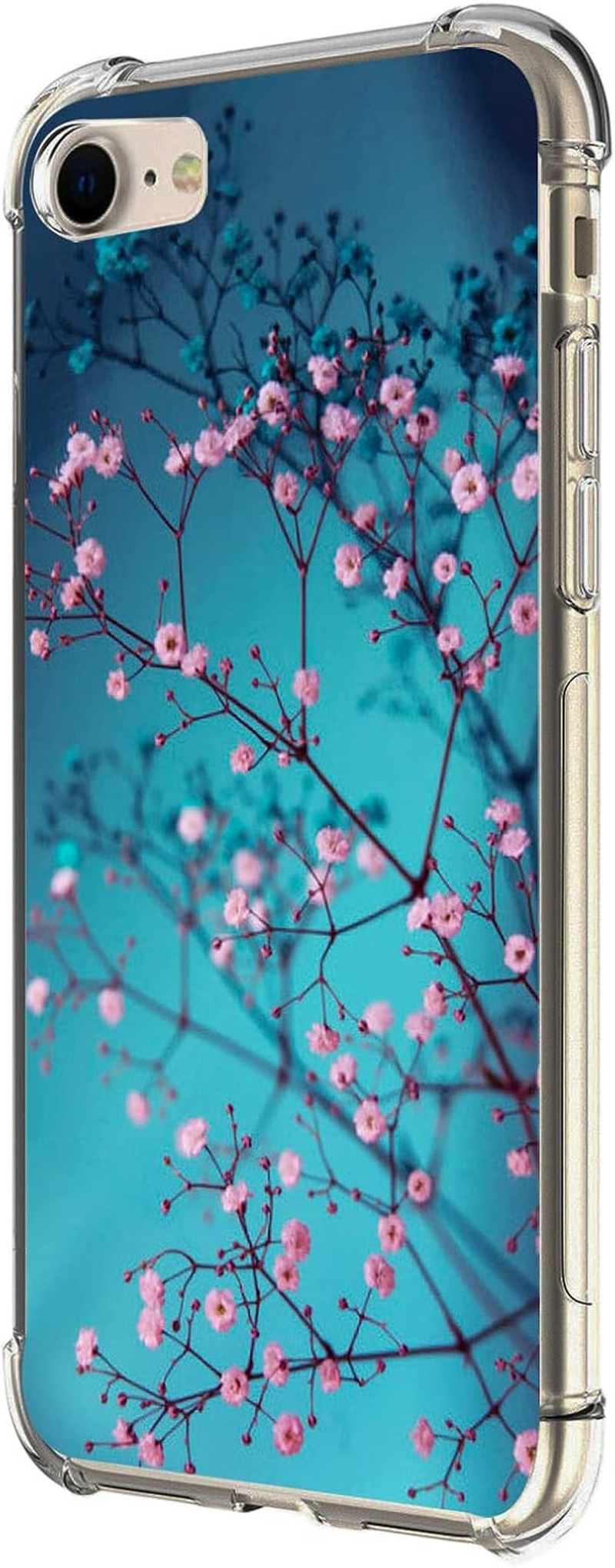 Iphone SE 3Rd Gen 2022 Case,Beaucov Brown Cute Cat Drop Protection Shockproof Case TPU Full Body Protective Scratch-Resistant Cover for Iphone SE 3Rd Gen 2022,SE 2020,Iphone 7 8 image number 1