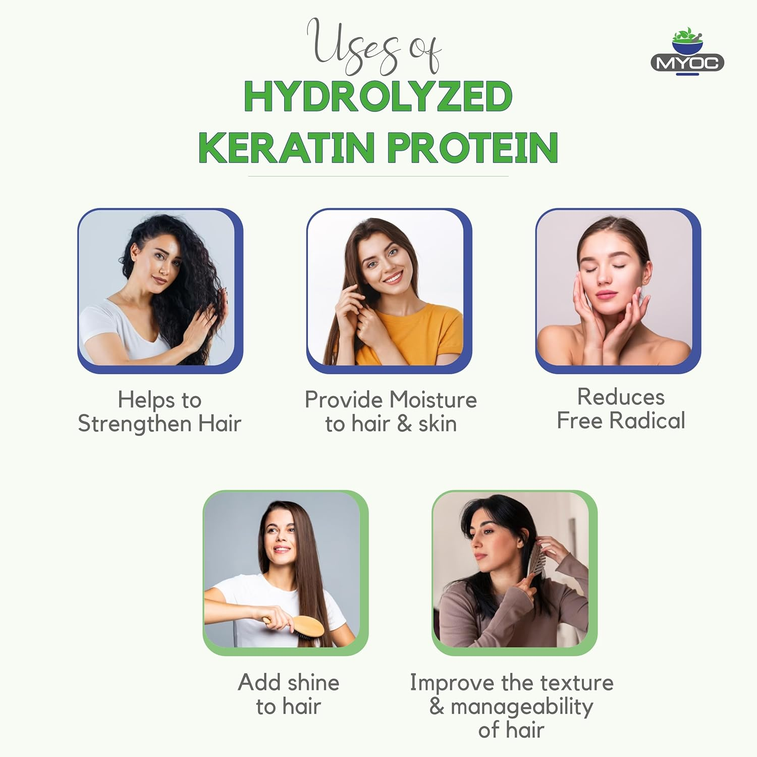 Hydrolyzed Keratin Protein Liquid - 60 Ml | for Hairs | 2 FL Oz | DIY Ingredient | Hair Strengthens & Protects &ndash; Reduces Damage &ndash; Fight Fizz &ndash; Softens &ndash; Moisturizes &ndash; Increases Density image number 3