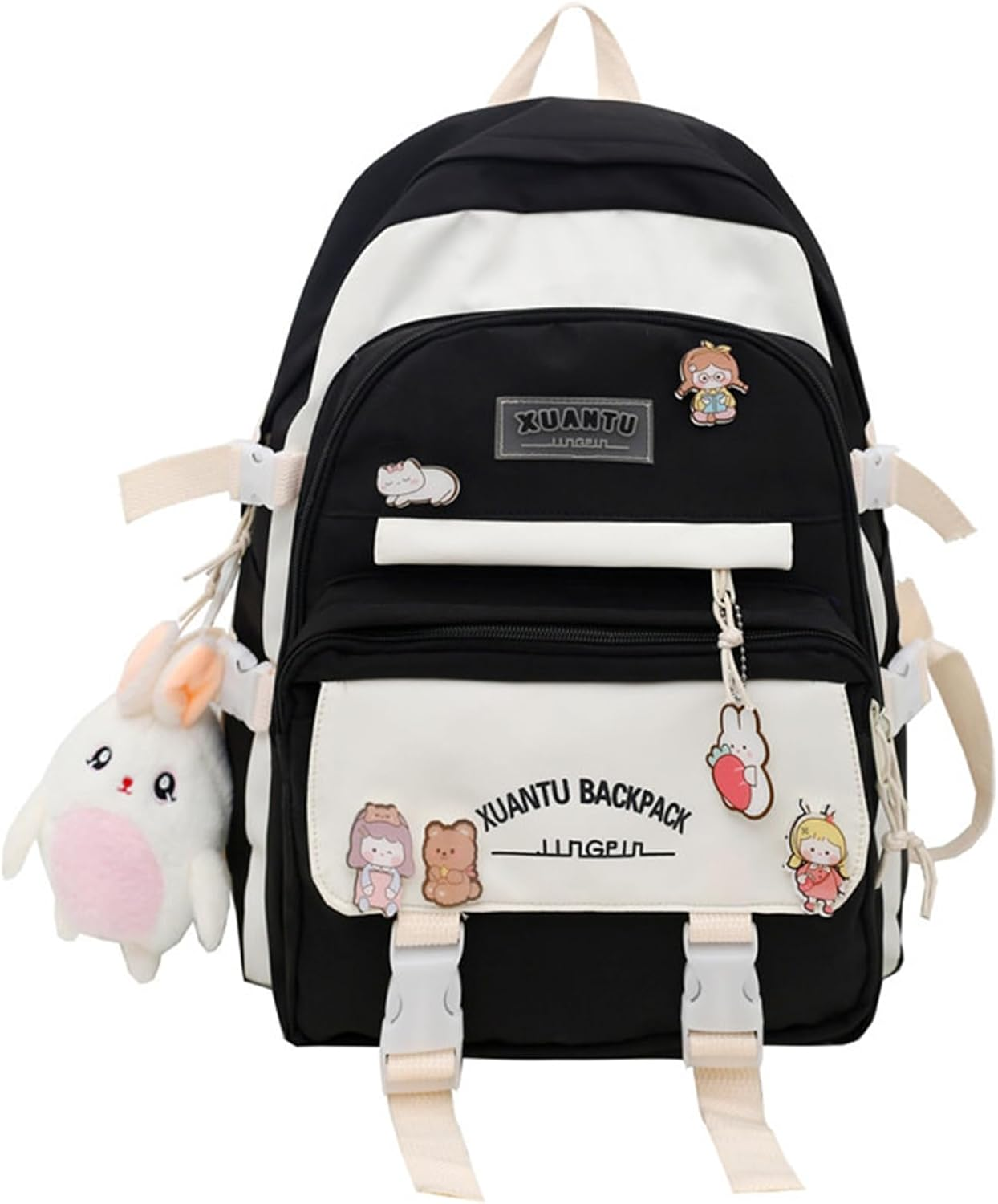 Mfikaryi Kawaii Girls Backpack with Cute,Aesthetic Backpacks for School Bags