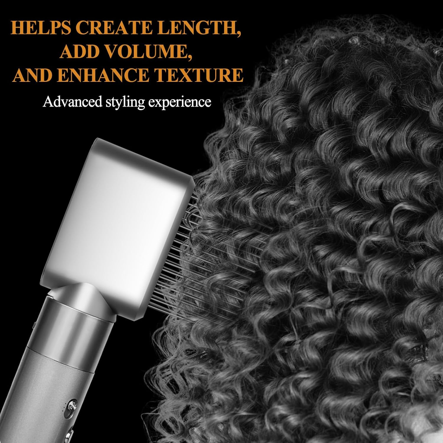 YTCHYYSK Wide-Tooth Comb Pre-Styling Dryer Nozzle Attachment Replacement Compatible with Dyson Airwrap, Part No.971894-04, Nickel/Copper image number 4