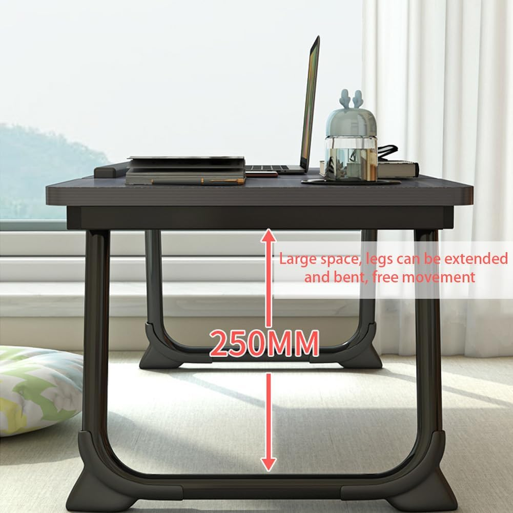 Laptop Desk Adjustable for Bed & Couch &ndash; Portable Lap Desk with Tilting Top, Foldable Legs & Cup Holder, Fits 15.6" Laptops, Lightweight for Writing, Eating, or Reading (22&rdquo; X 13&rdquo;) image number 1