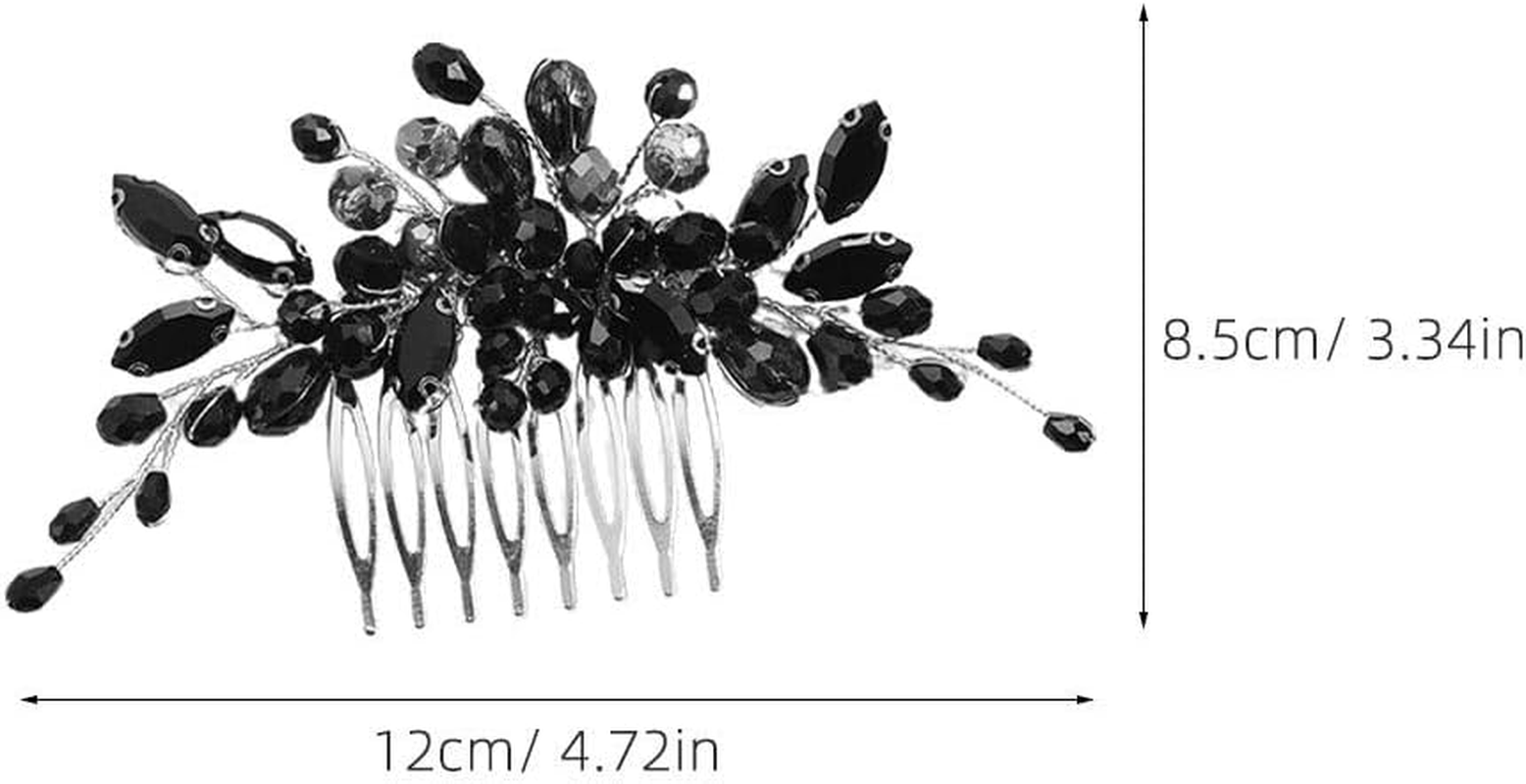 AUTSUPPL Hair Accessories for Women Comb Prom Headpiece Women Hair Clips Hair Bobby Pins Golden Hair Accessories Hair Accessories for Bride Wedding Hair Accessories for Brides Metal