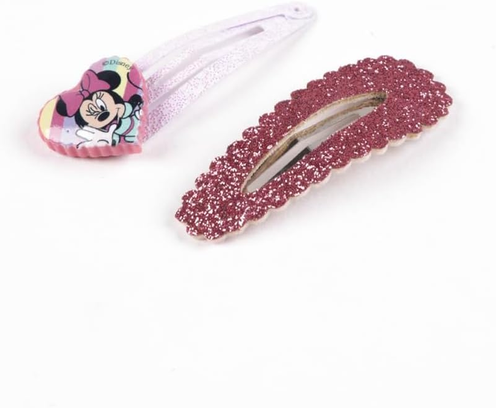 Disney Minnie Hair Accessories, Pack of 4, Click Clack Clips for Children