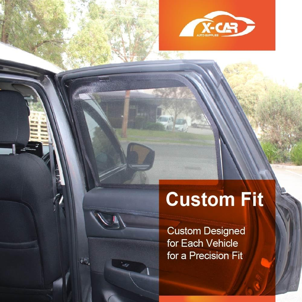 X-CAR Rear Window Sun Shade for Mazda CX-5 CX5 2017-2025 Magnetic Car Sun Blind Mesh image number 6