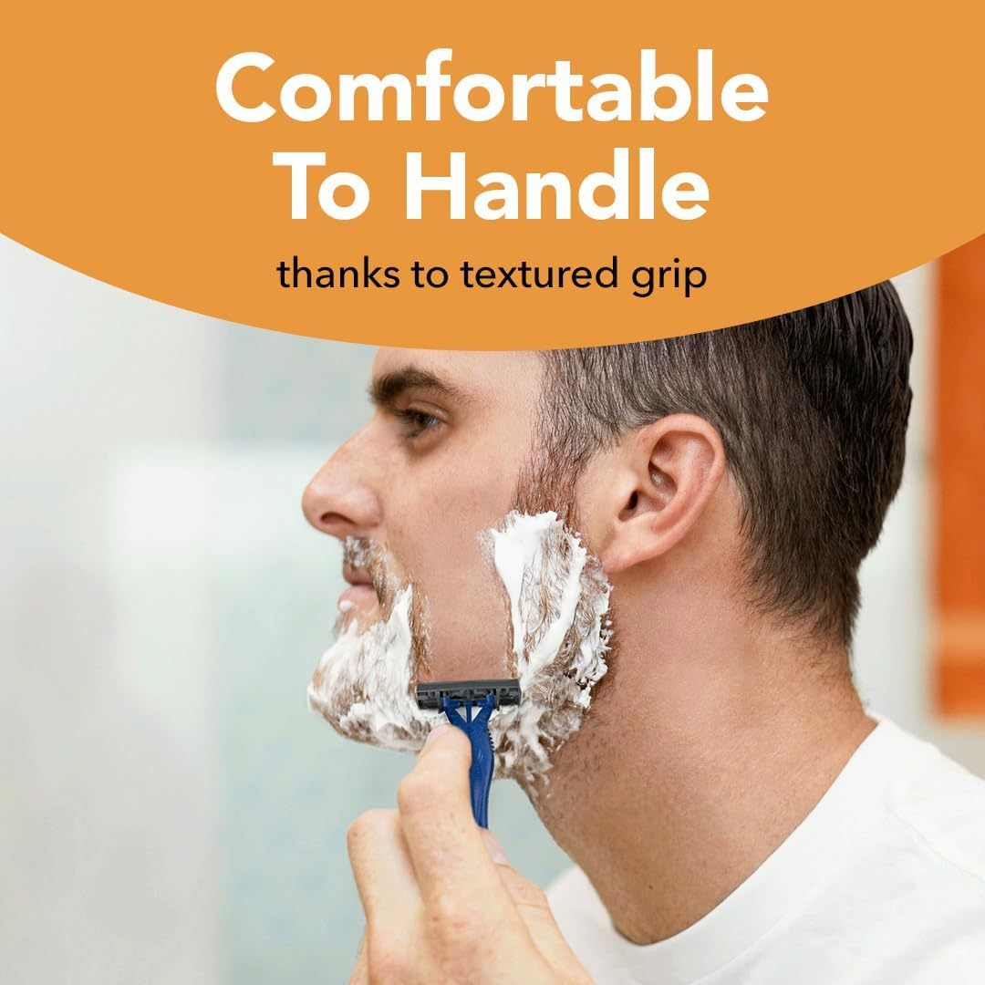 BIC Comfort 3 Advanced Men'S Disposable Razor, Triple Blade, Pack of 16 Razors