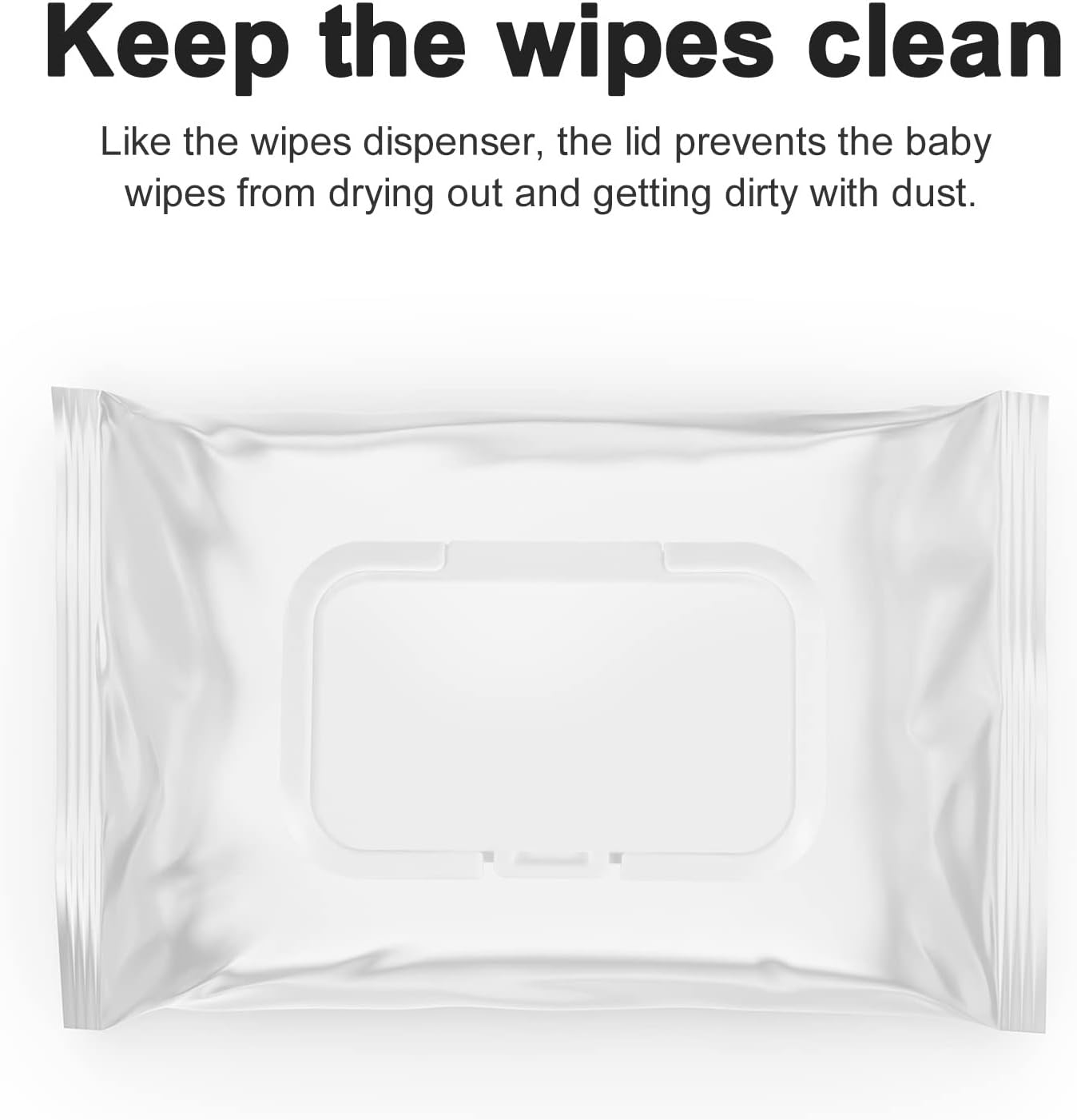 10Pcs Reusable Baby Wipes Lid Baby Wet Wipes Cover Tissues Box Wet Paper Lid image number 4